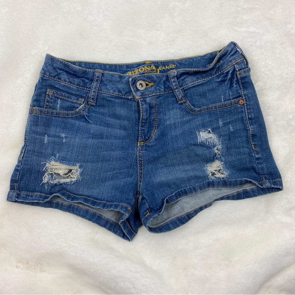Arizona Jeans Blue Denim Short Shorts